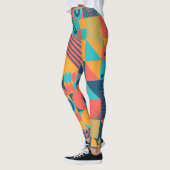 Bauhaus Retro: 70er Geometric Musical Leggings (Links)