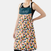 Bauhaus Retro Geometrie Muster Schürze (InSitu)