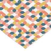Bauhaus-Retro geometrisches Muster Kurzer Tischläufer (Ecke)