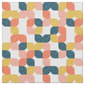 Bauhaus-Retro geometrisches Muster Stoff (Nahaufnahme)