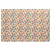 Bauhaus-Retro geometrisches Muster Stoff (Fat Quarter (45,7 x 55,9 cm))