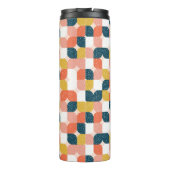Bauhaus-Retro geometrisches Muster Thermosbecher (Rückseite)