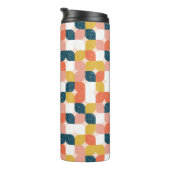 Bauhaus-Retro geometrisches Muster Thermosbecher (Nach rechts gedreht)