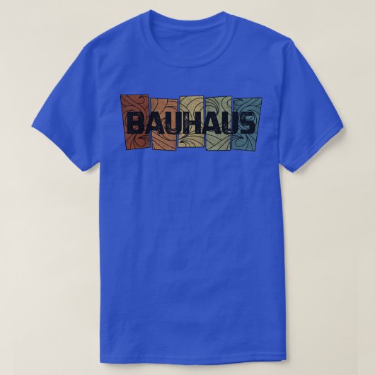 Bauhaus Retro Muster T-Shirt (Design vorne)