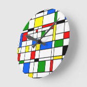 Bauhaus Runde Wanduhr (Winkel)