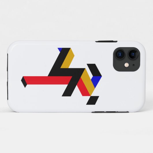 Bauhaus Running Man Poster Case-Mate iPhone Hülle (Rückseite (Horizontal))