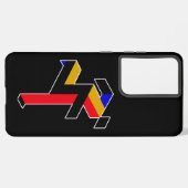 Bauhaus Running Man Poster Samsung Galaxy Hülle (Linke Seite)