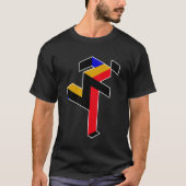 Bauhaus Running Man Poster T-Shirt (Vorderseite)