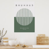 Bauhaus Sage Green Poster (Küche)