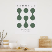 Bauhaus Sage Green Poster (Küche)