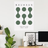 Bauhaus Sage Green Poster (Heimbüro)