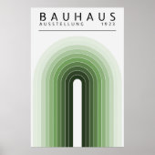 Bauhaus Sage Green Poster (Vorne)
