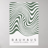 Bauhaus Sage Green Poster (Vorne)