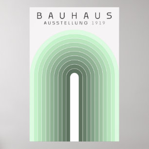 Bauhaus Salbeigrünes Poster