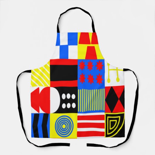 Bauhaus Schürze (Vorderseite)