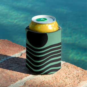 Bauhaus Seafoam Green Abstrakt Dosenkühler