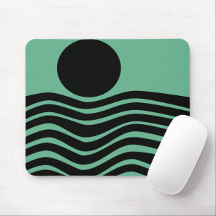Bauhaus Seafoam Green Abstrakt Mousepad