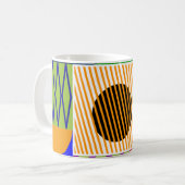 Bauhaus Shape Collage Kaffeetasse (Vorderseite Links)