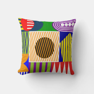 Bauhaus Shape Collage Kissen