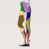 Bauhaus Shape Collage Leggings (Links)