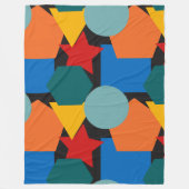 Bauhaus Shapes Fleece Blanket (Vorderseite)
