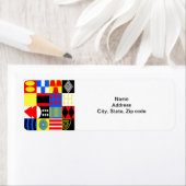 Bauhaus Shapes Label (Insitu)