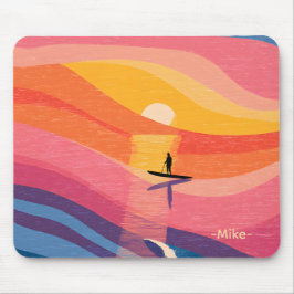 Bauhaus-Sonnenuntergang-Mauspad mit individuellem  Mousepad