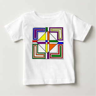 Bauhaus Stains Glass Baby T-shirt