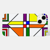 Bauhaus Stains Glass Case-Mate iPhone Hülle (Rückseite (Horizontal))