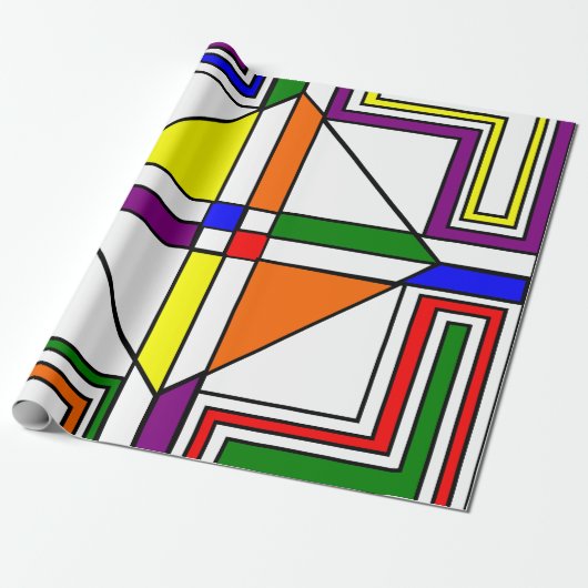 Bauhaus Stains Glass Geschenkpapier (Ungerollt)