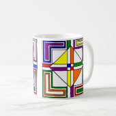Bauhaus Stains Glass Kaffeetasse (VorderseiteRechts)