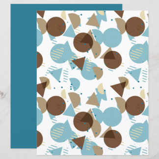 Bauhaus Style Mosaik Art Pattern Scrapbook Paper