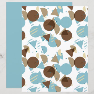 Bauhaus Style Mosaik Art Pattern Scrapbook Paper