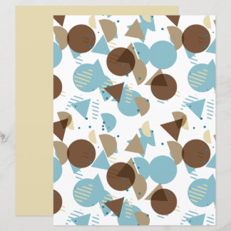 Bauhaus Style Mosaik Art Pattern Scrapbook Paper