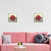 Bauhaus Style Sunset Bilderwand Sets (Wohnzimmer)