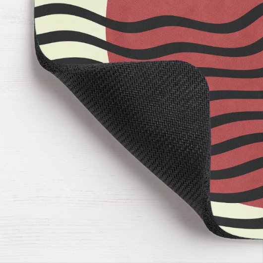 Bauhaus Style Sunset Mousepad (Ecke)