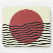 Bauhaus Style Sunset Mousepad (Vorne)
