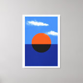 Bauhaus Summer Horizon Leinwanddruck (Vorderseite)