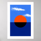 Bauhaus Summer Horizon Poster (Vorne)