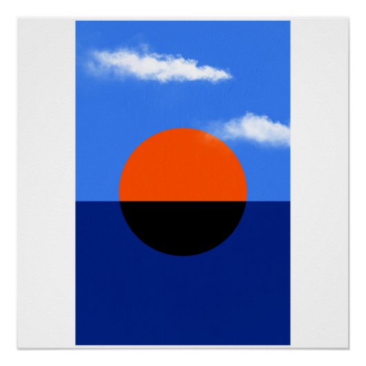 Bauhaus Summer Horizon Poster (Vorderseite)
