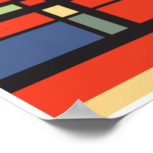 Bauhaus Tea Pot 1 Poster (Ecke)