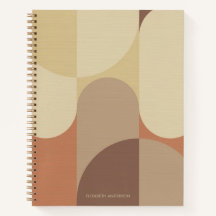 Bauhaus Terrakotta Beige Abstrakte Personalisierte