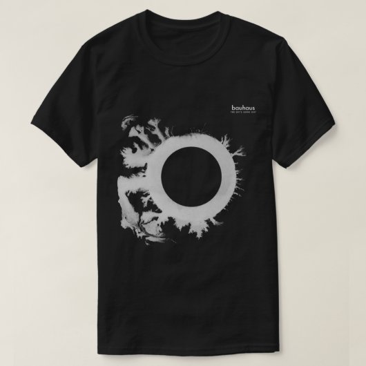Bauhaus the sky&x27;s out post punk 80er Retro T-Shirt (Design vorne)
