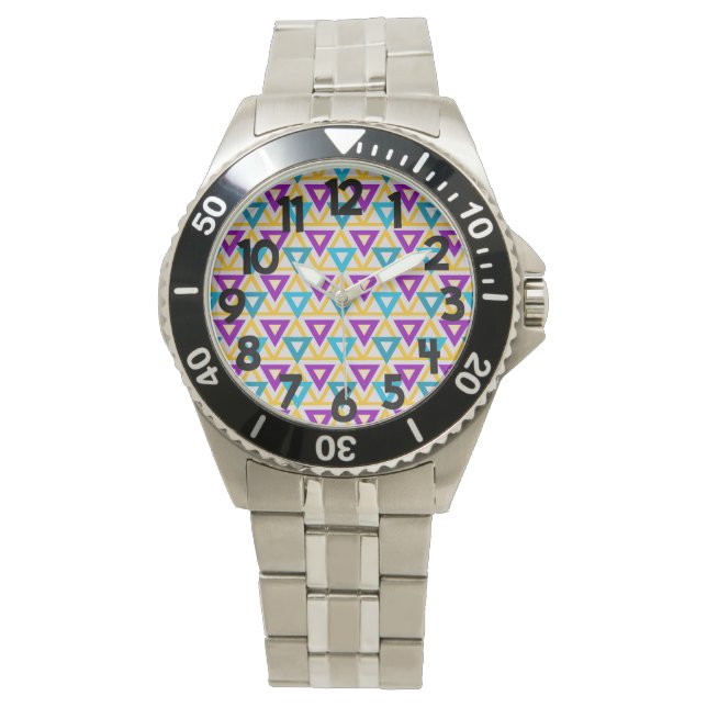 Bauhaus Triangle Mesh Armbanduhr (Vorderseite)