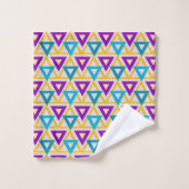Bauhaus Triangle Mesh Badhandtuch Set (Waschlappen)
