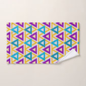 Bauhaus Triangle Mesh Badhandtuch Set (Handtuch)