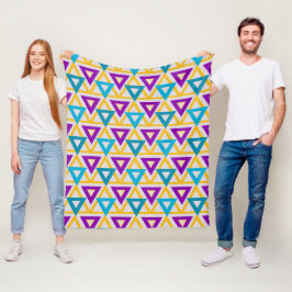 Bauhaus Triangle Mesh Fleecedecke