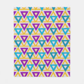 Bauhaus Triangle Mesh Fleecedecke (Vorderseite)