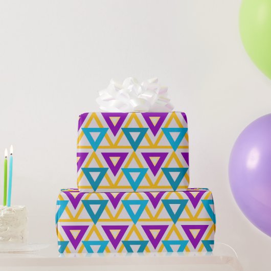 Bauhaus Triangle Mesh Geschenkpapier (Partygeschenke)