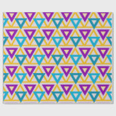 Bauhaus Triangle Mesh Geschenkpapier (Flach)